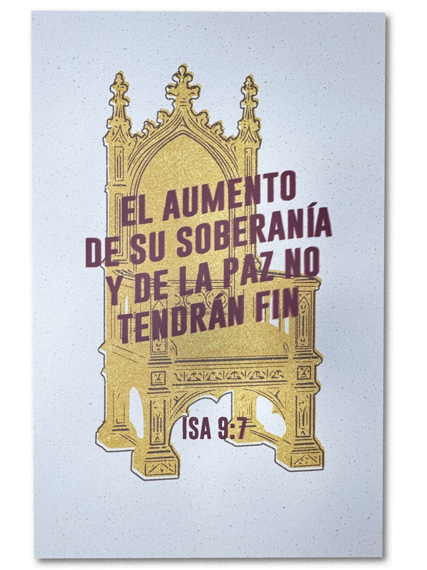 11x17 Poster - Isaías 9:7