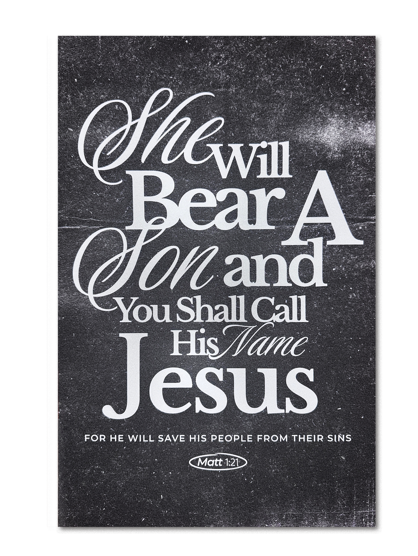 11x17 Poster - Matthew 1:21